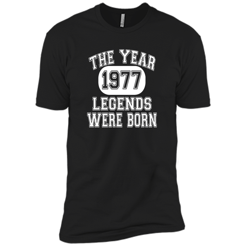 40th Birthday T Shirt, 1977 The Year Legends Were Born
