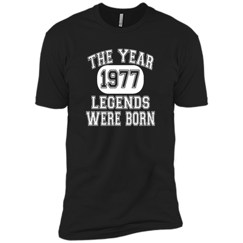 40th Birthday T Shirt, 1977 The Year Legends Were Born