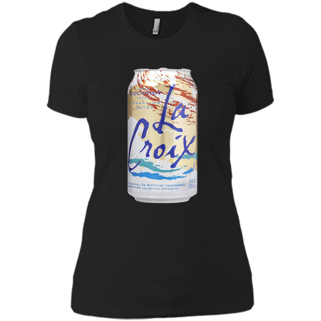 La Croix Coconut Water Giant Can on a Tee Shirt