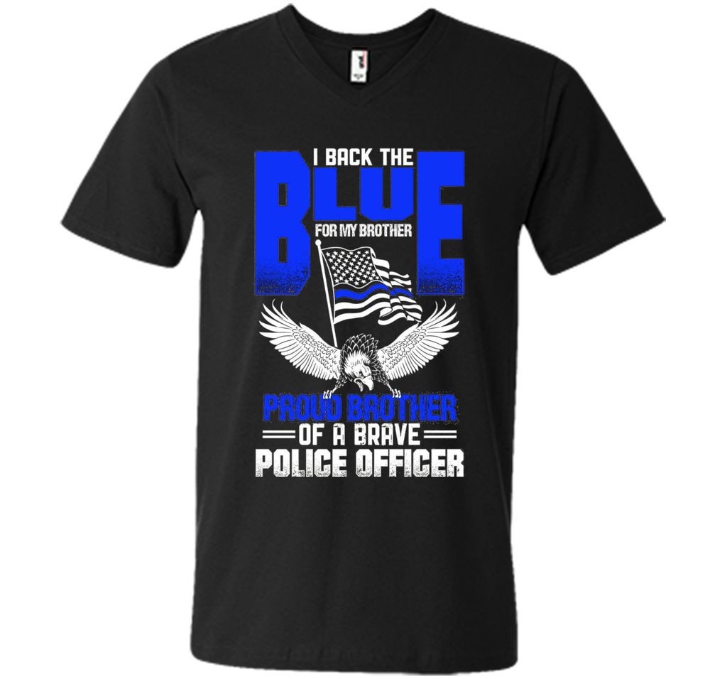 Police Brother - Proud Brother of a Cop t-shirt