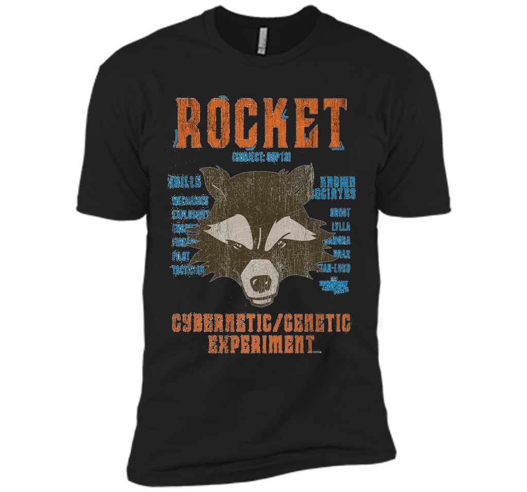 Marvel Rocket Guardians of the Galaxy 2 List Graphic T-Shirt