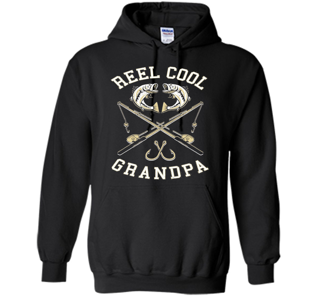 Mens Reel Cool Grandpa Funny Fishing T-Shirt