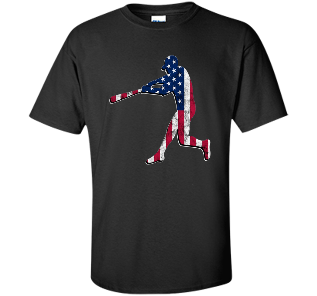 Cool Baseball Flag Shirt USA 4th of July for Men Boys Women