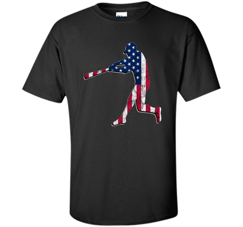 Cool Baseball Flag Shirt USA 4th of July for Men Boys Women