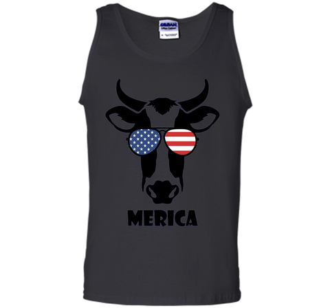 Merica Memorial Day Cow T-Shirt