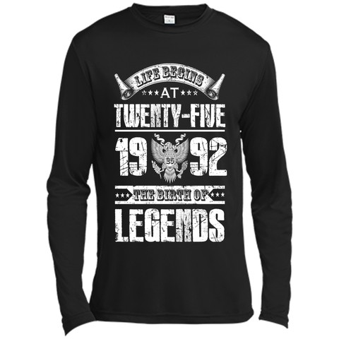 Life begins at 25, 1992 the birth of legends- 1992 T Shirt shirt