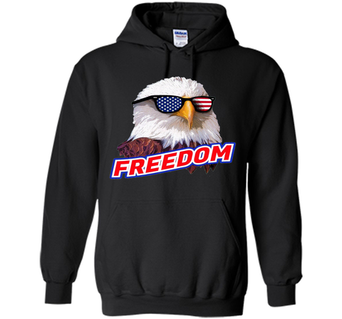 Retro Vintage 4th of July T-shirt, Bald Eagle Sunglasses