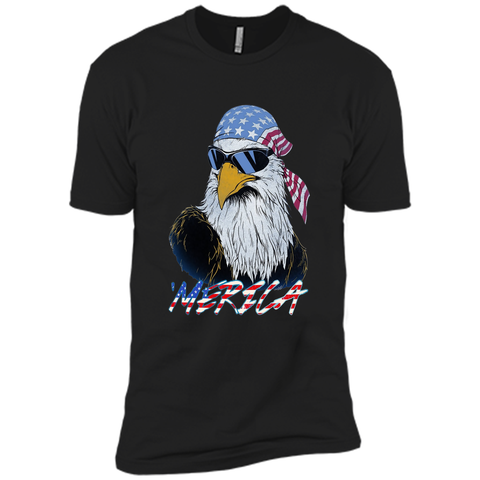 USA PRIDE MERICA MULLET EAGLE T-SHIRT  4th of july shirt