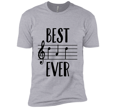 Mens Best Dad Ever T-Shirt Funny Music Note Father's Gift