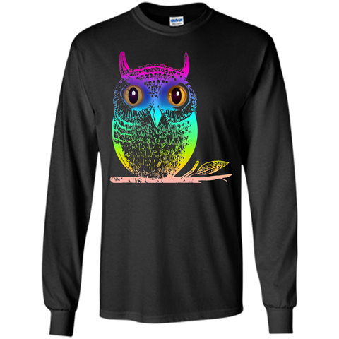 Sexy Big Colorful Owl 2017 T Shirt