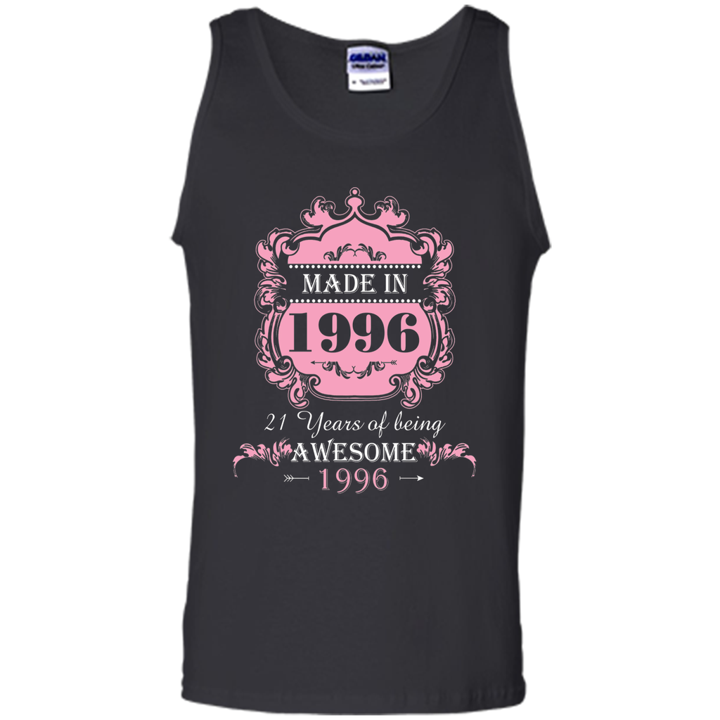 Made In 1996 T Shirt- 21 Years Old 21th Birthday Gift