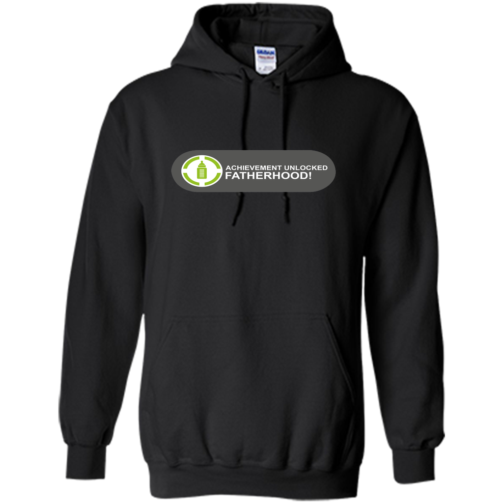 Achievement Unlocked Fatherhood Funny New Dad Gamer T-Shirt