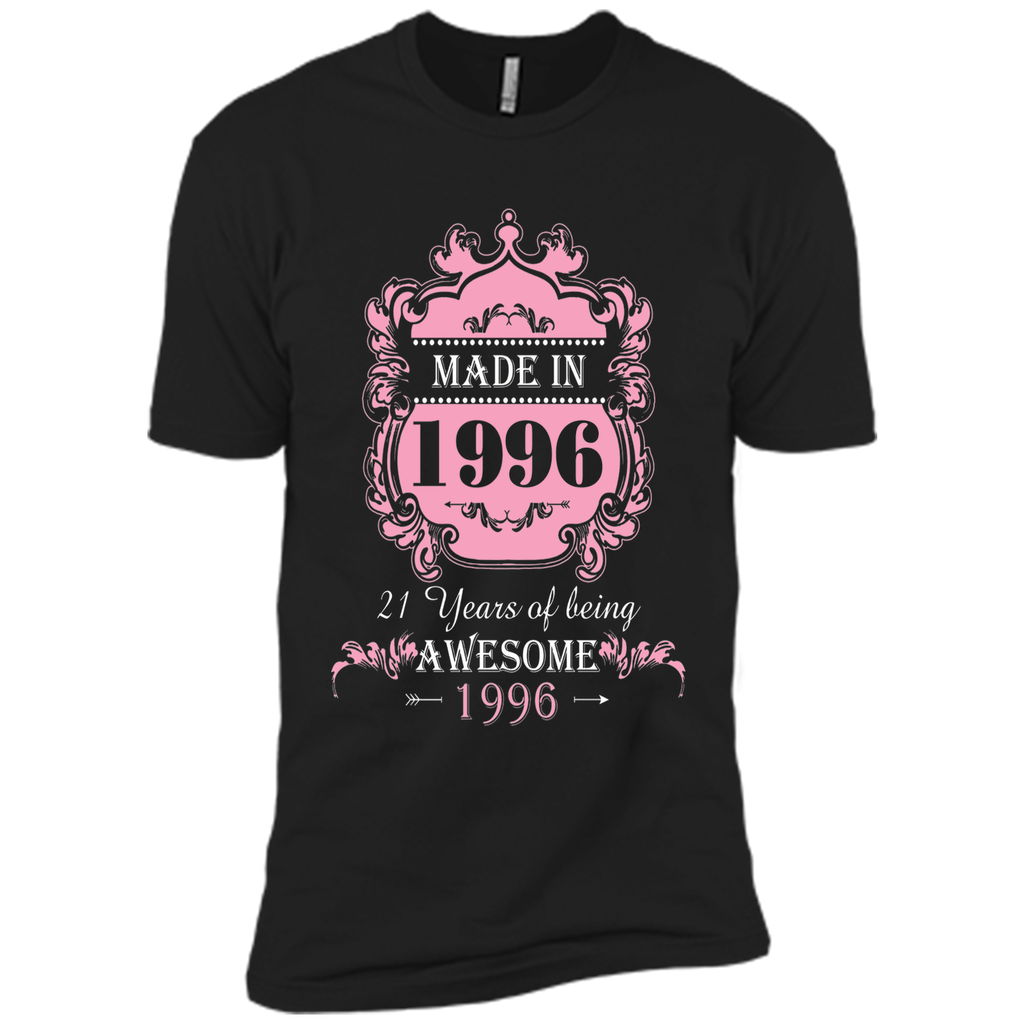 Made In 1996 T Shirt- 21 Years Old 21th Birthday Gift