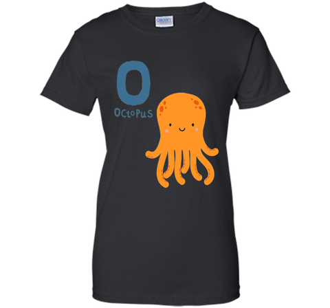 Alphabet Animals Octopus T-Shirt
