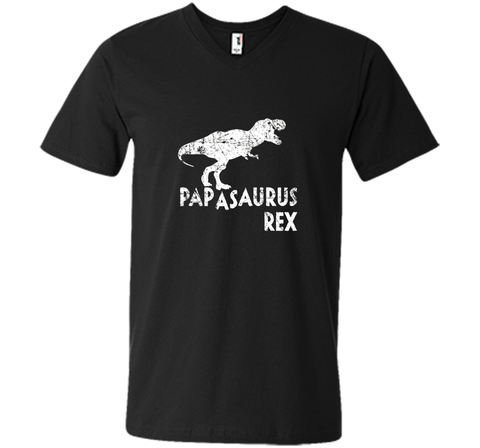 Mens Papasaurus Rex Shirt, Funny Cute Dinosaur Father's Day Gift