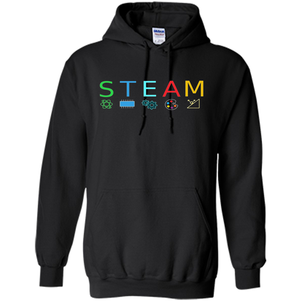 STEAM Symbols T- Shirt STEM Science Engineering ART Math Tee