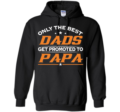 Men's Only Best Dads Get Promoted To Papa Tshirt Father's Day Gift