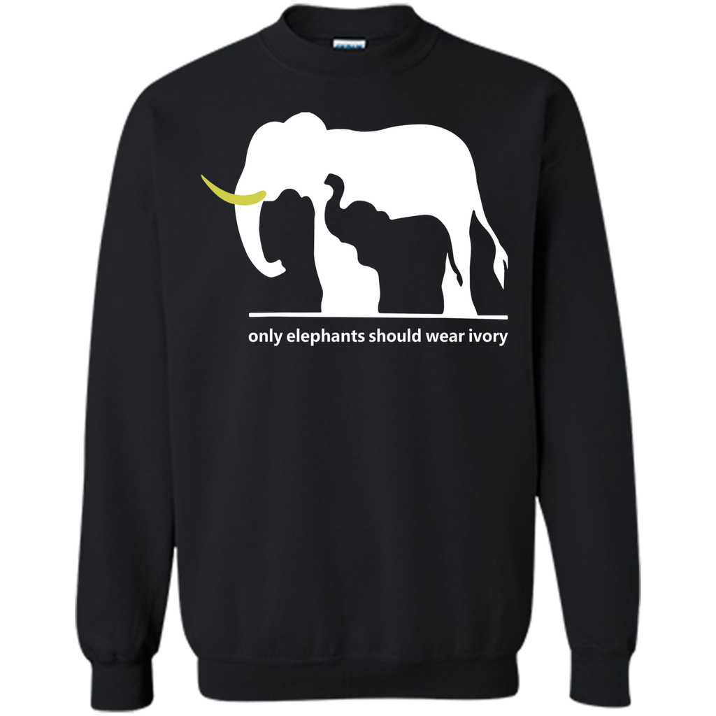 Elephants T Shirt - Only Elephants Should Wear Ivory T Shirt