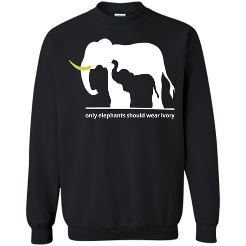 Elephants T Shirt - Only Elephants Should Wear Ivory T Shirt