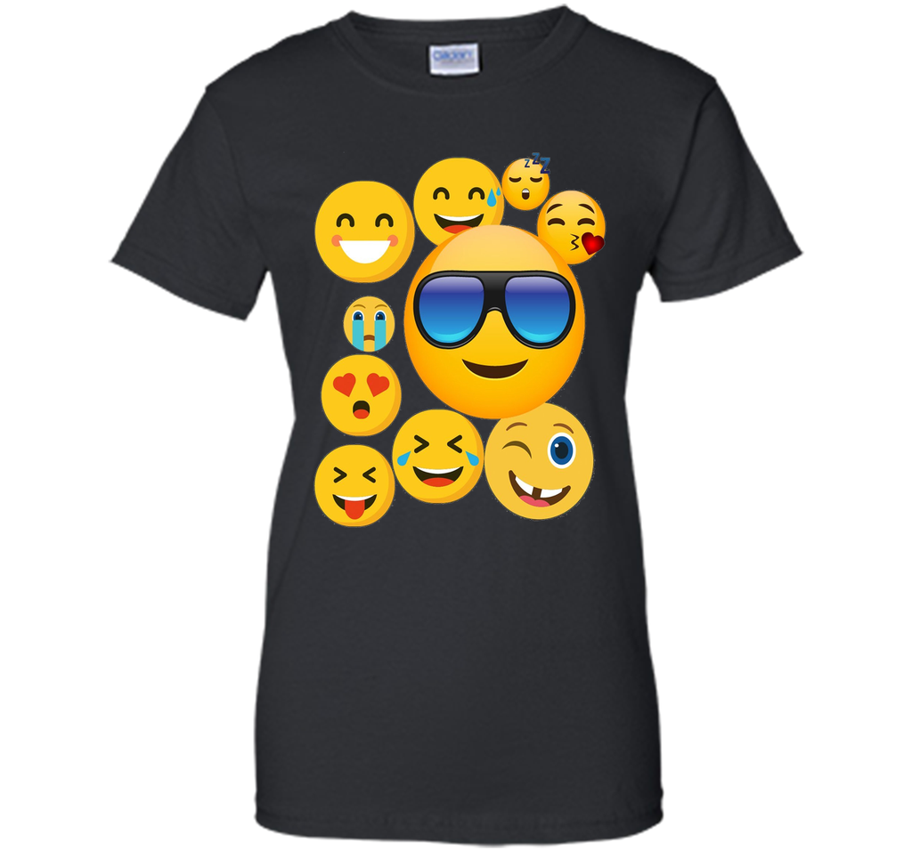 emoji wear -shirt Emoticon Cute smileys Face T-Shirt