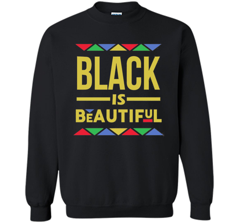 Black is Beautiful African Pattern Black Pride T-Shirt