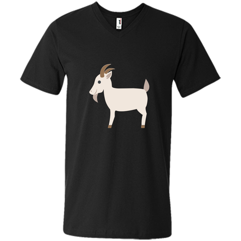 Goat Emoji T-Shirt Farm Animal Horns Tusks Pig Sheep Cow