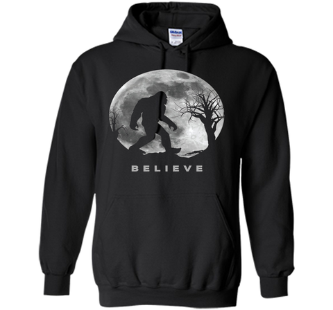 Bigfoot T-shirt Bigfoot Sasquatch Full moon Yeti Funny Shirt