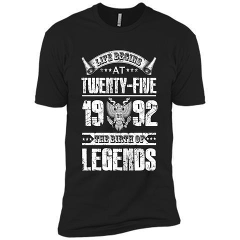 Life begins at 25, 1992 the birth of legends- 1992 T Shirt shirt