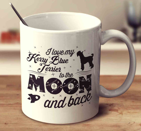 I Love My Kerry Blue Terrier To The Moon And Back