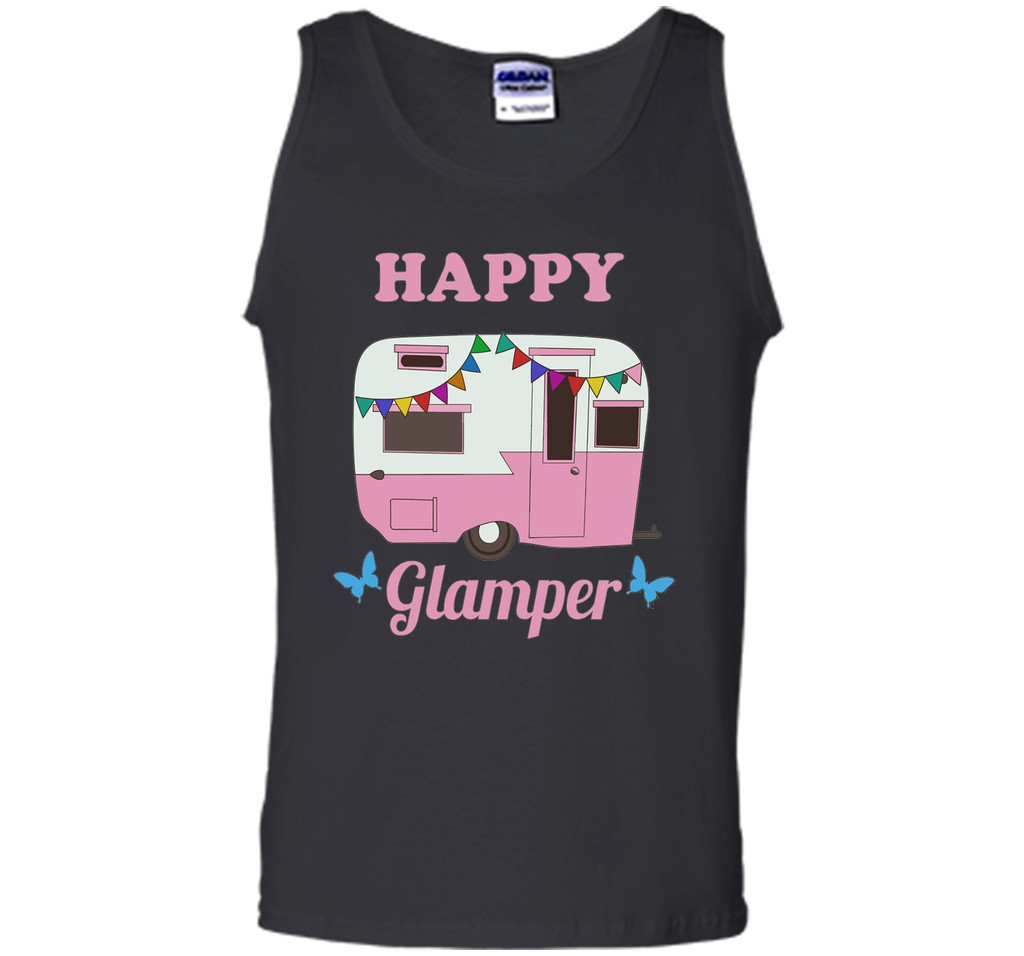 Happy Glamper - Glamping, Camping T-Shirt