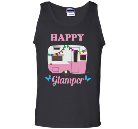 Happy Glamper - Glamping, Camping T-Shirt