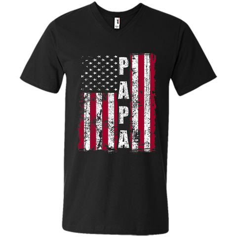 PAPA American Flag T-Shirt Father's Day 2017 Gifts