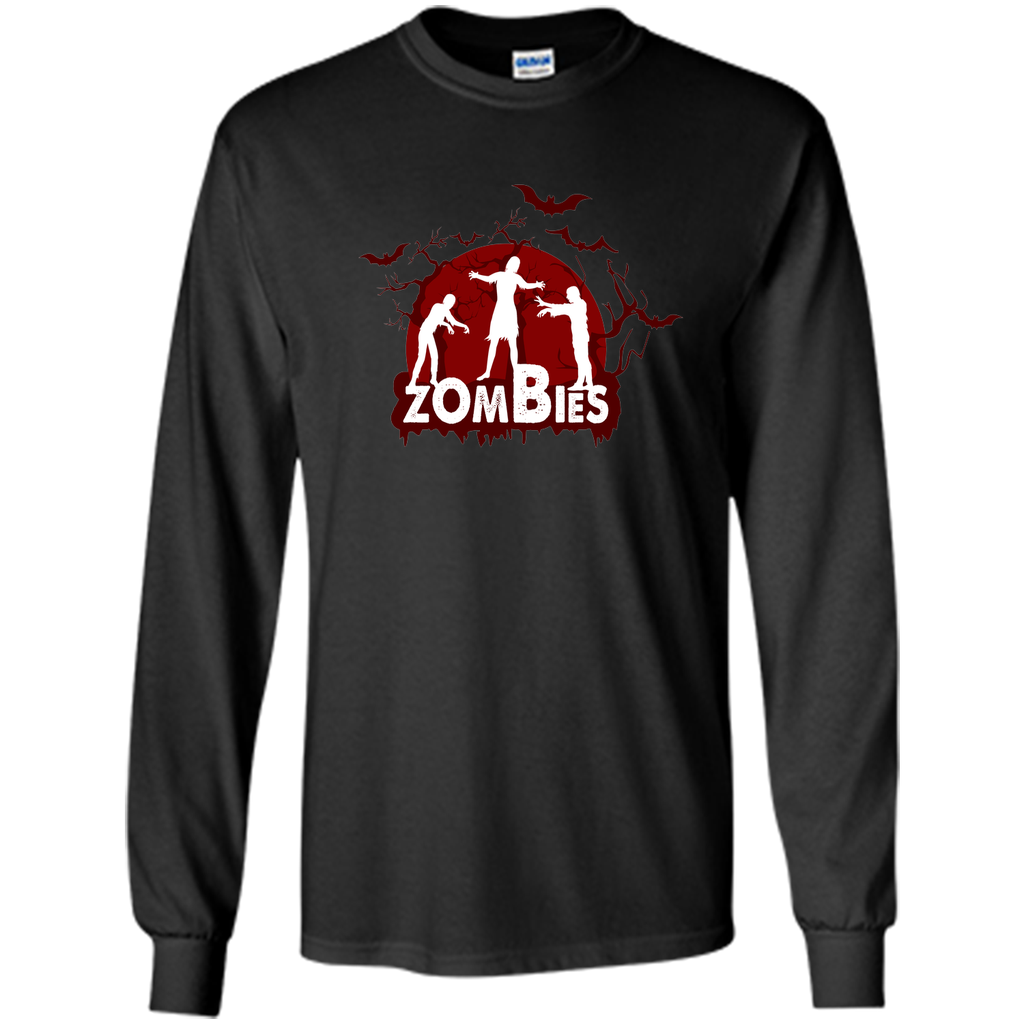 welcome to homeland of zombies, halloween LS Ultra Cotton Tshirt