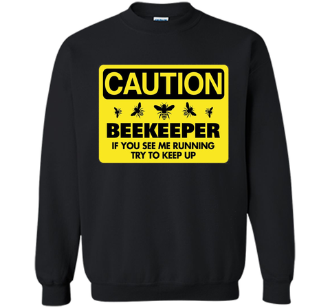 Beekeeper T-Shirt Beekeeping Shirt If You See Me Running Tee