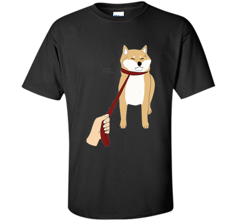Cute Shiba Inu Shirt Nope - Doge Meme T-shirt W