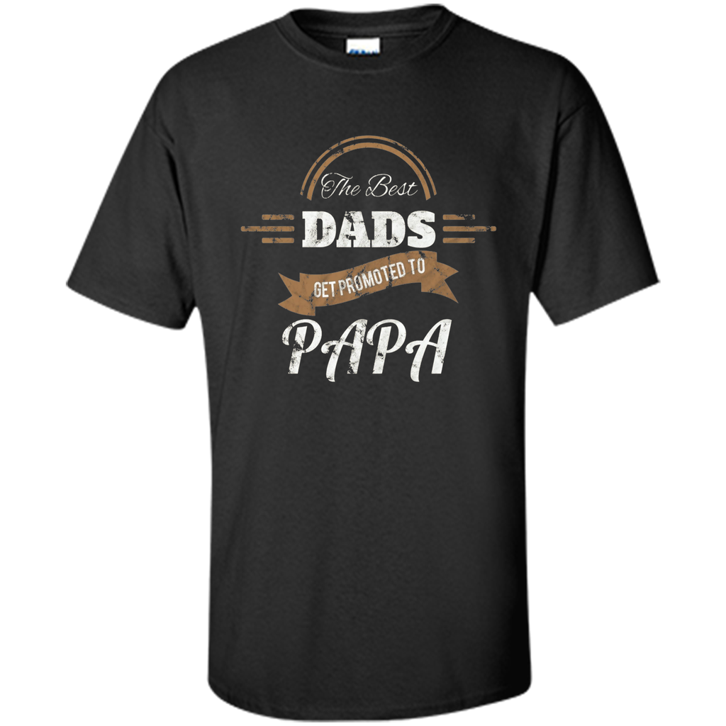 Promoted To Papa Shirt Grandpa Announcement T-Shirt
