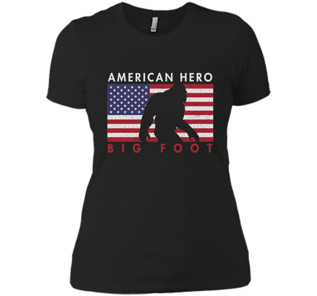 Distressed Style 4th of July American Sasquatch Tshirt