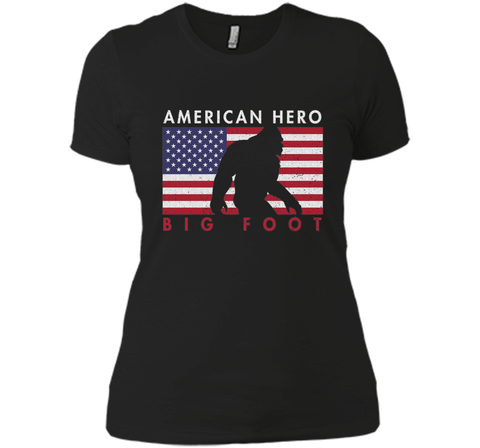 Distressed Style 4th of July American Sasquatch Tshirt