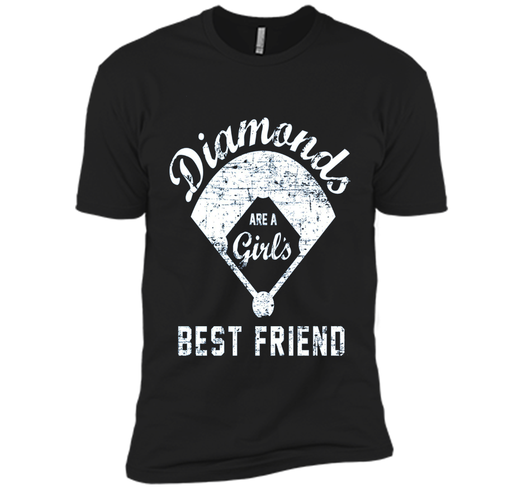 Diamonds are a Girl's Best Friend T Shirt, Softball Mom Gift