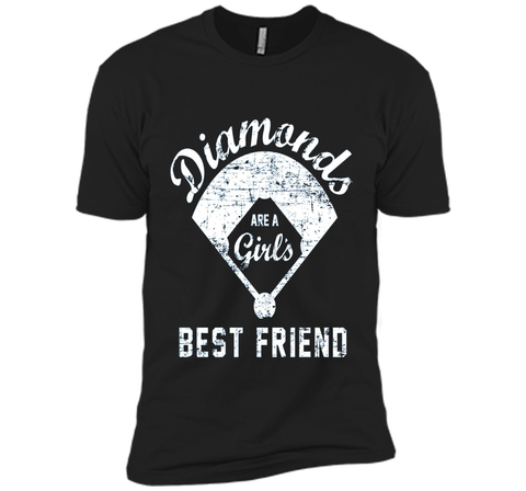 Diamonds are a Girl's Best Friend T Shirt, Softball Mom Gift