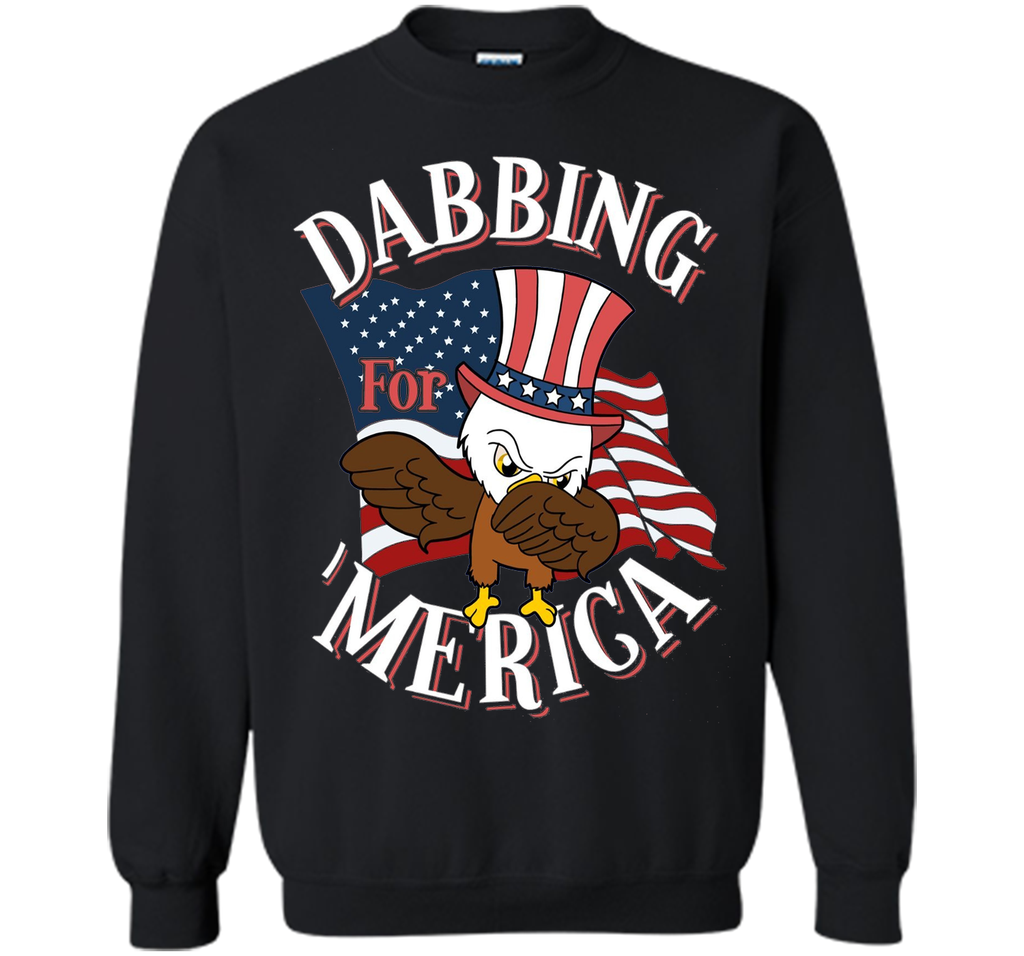 Dabbing Eagle for Merica T-Shirt Independence