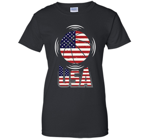 Basketball T Shirt with USA Flag Awesome T Shirt