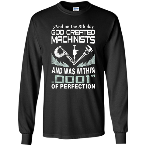 God created machinist t shirt