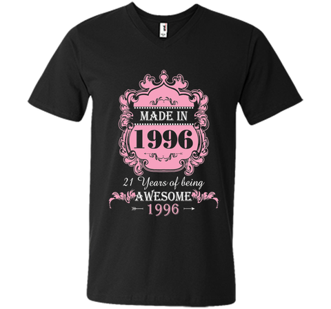 Made In 1996 T Shirt- 21 Years Old 21th Birthday Gift