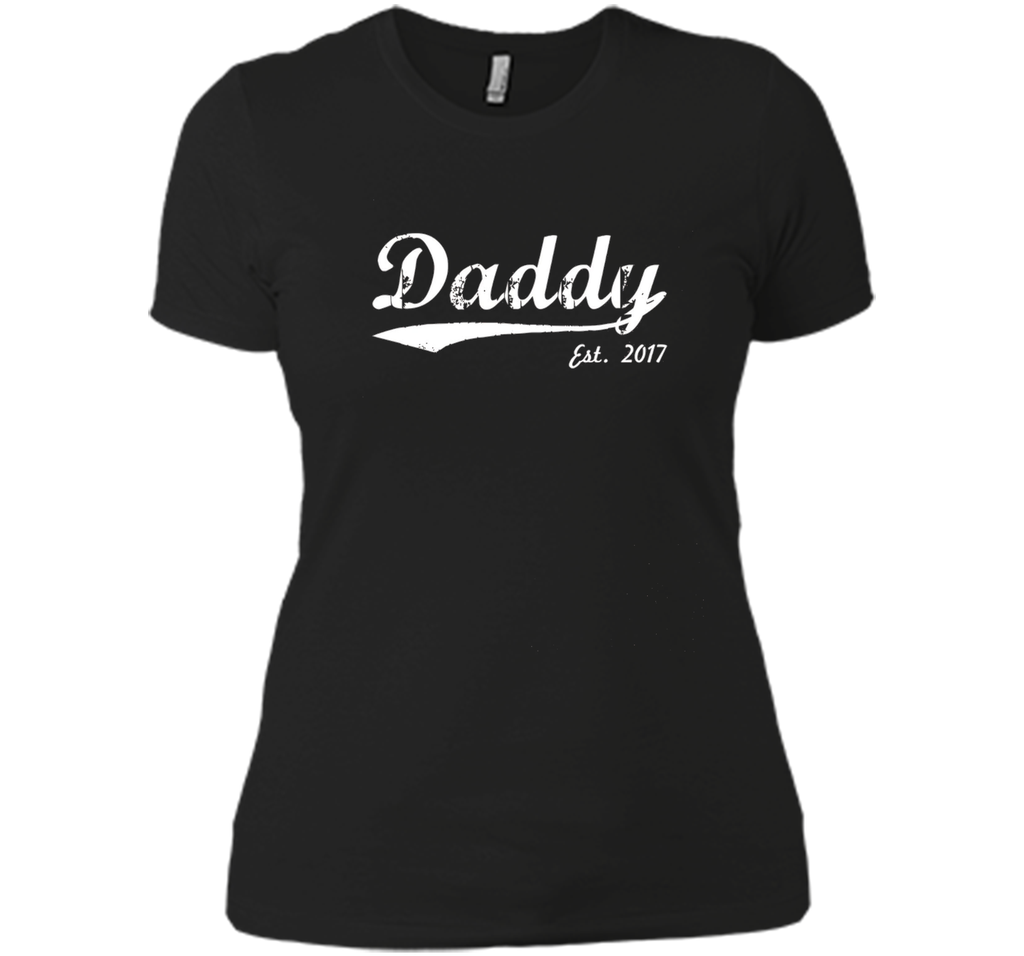 Men's New Daddy T-Shirt - Daddy Est. 2017 - Daddy To Be T-Shirt