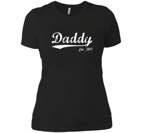 Men's New Daddy T-Shirt - Daddy Est. 2017 - Daddy To Be T-Shirt