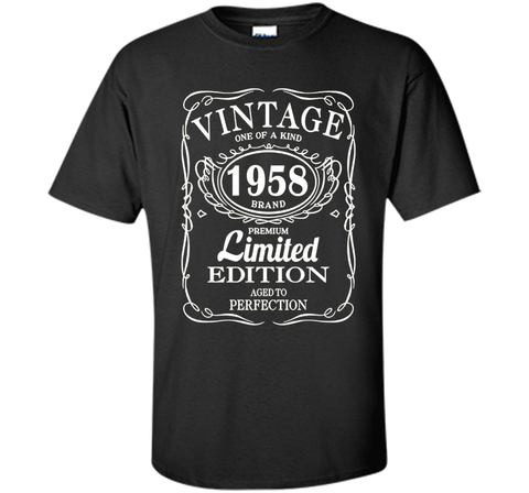 Vintage Born in 1958 59 Years Old Birthday Tshirt