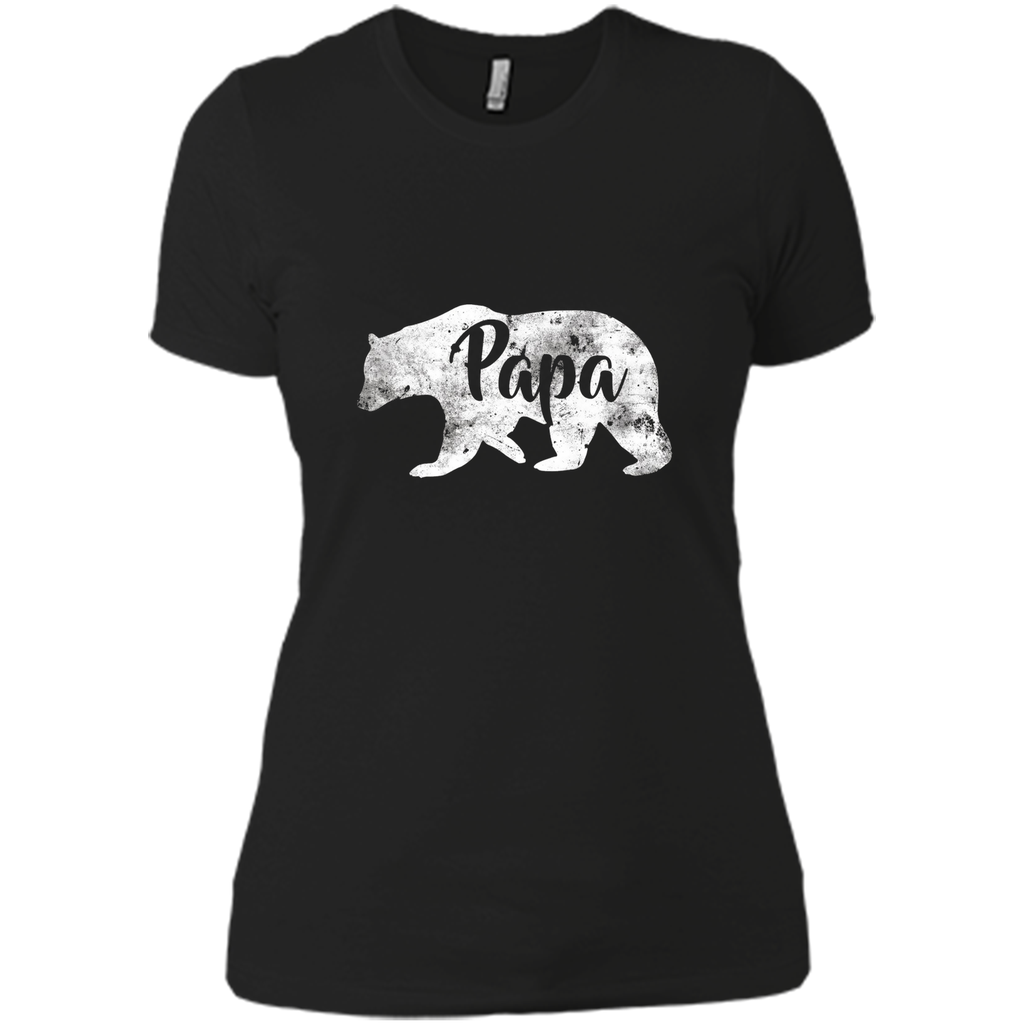 Men's Papa Bear T-Shirt Awesome Camping Father's Tee