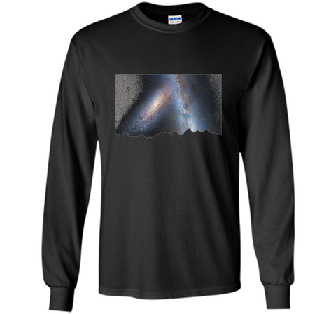 Milky Way T-Shirt Stars Andromeda Country Night Sky