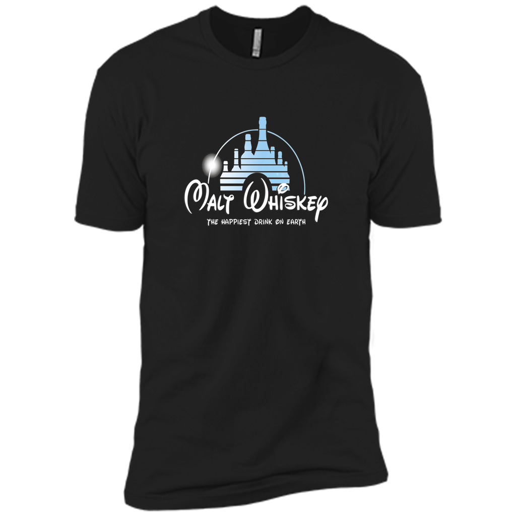 Malt Whiskey T-Shirt The Happiest Drink On Earth